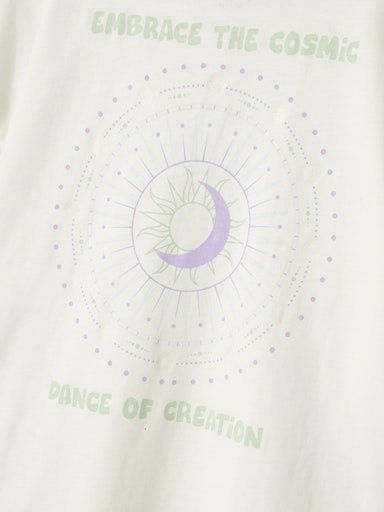 NAME IT LINI RELAXED TEE, Colour: CLOUD DANCER, Size: 116 (6)