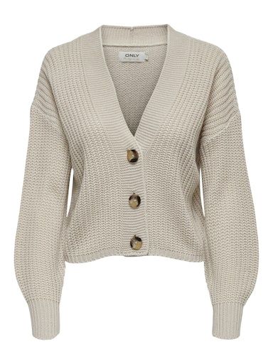 ONLY CAROL NICE CARDIGAN KNIT, Colour: PUMICE STONE, Size: XS