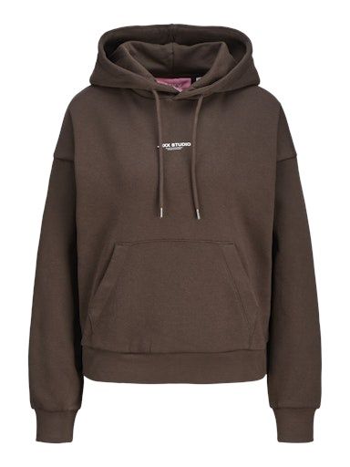 JJXX STUDIO VESTERBRO RELAXED HOOD SWT, Colour: BRAKEN, Size: XS