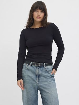 JJXX GIGI STR LONG SLEEVE BABYLOCK TEE