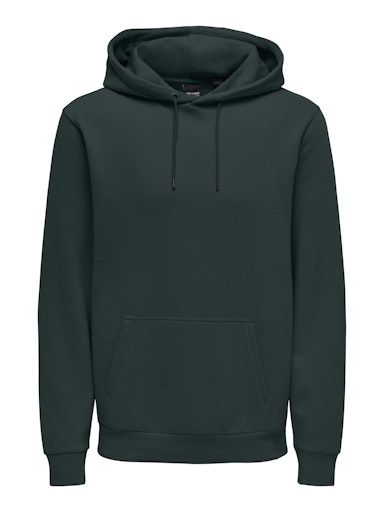 ONLY &amp; SONS CERES HOODIE SWEAT, Colour: DARKEST SPRUCE, Size: S