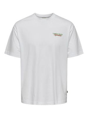 ONLY &amp; SONS FRED LIFE PIES RELAXED SS TEE