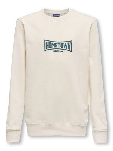 ONLY &amp; SONS JR VARSITY REG CREW SWEAT