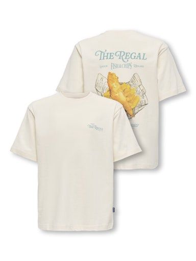 ONLY &amp; SONS JR ALFRESCO LIFE RLX SS TEE JRS