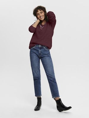 ONLY CAMILLA V-NECK L/S PULLOVER KNT