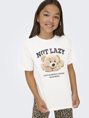 ONLY GIRLS BILLIE LOOSE TEDDY TOP JRS