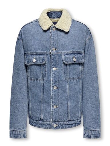 ONLY &amp; SONS JR WILSON SHERPA DENIM JACKET