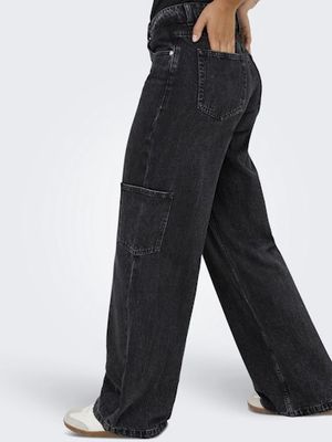 ONLY KIRA REGULAR WIDE CARGO DENIM
