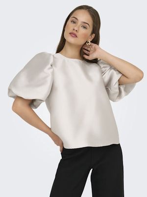 ONLY MANNY HEAVY SATIN TOP