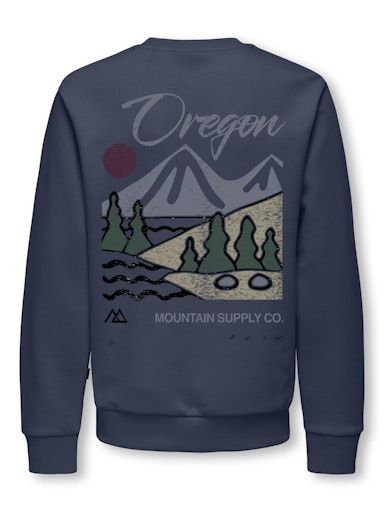 ONLY &amp; SONS JR CERES ALAN REG  SWEAT, Colour: BLUE NIGHTS, Size: 122/128 (7/8)