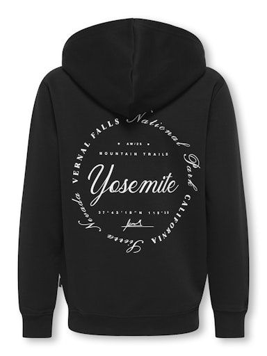 ONLY &amp; SONS JR HANS LIFE REGULAR HOODIE, Colour: BLACK, Size: 122/128 (7/8)