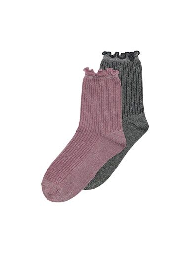 ONLY GIRLS PHILLIS GLITTER SOCKS 2 PACK