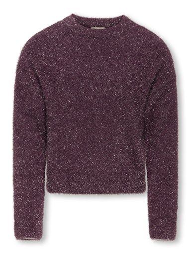ONLY GIRLS PIUMO GLITTER  O-NECK KNIT