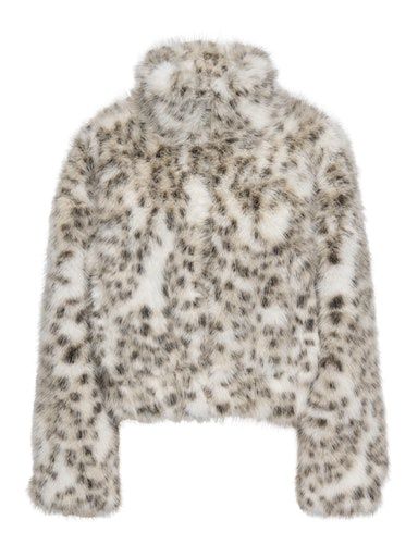 ONLY JANIS LIFE FAUX FUR LEO JACKET