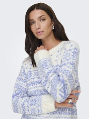 ONLY XMAS NORDIC  O-NECK KNIT