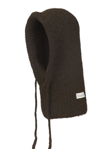 JJXX KATHERINE KNITTED BALACLAVA, Colour: BRACKEN, Size: OS