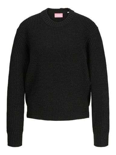 JJXX GLOBAL CREW NECK KNIT, Colour: BLACK, Size: XS