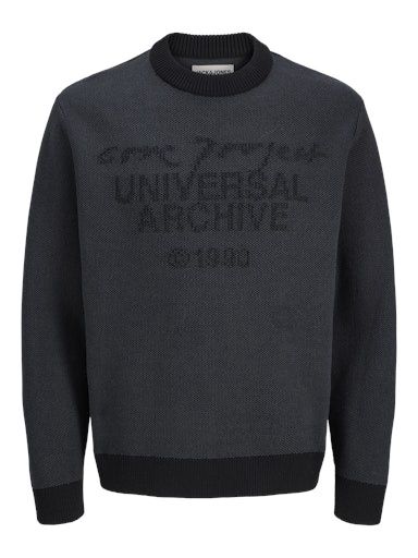 JACK &amp; JONES SCOPE KNIT JACQUARD CREW NECK