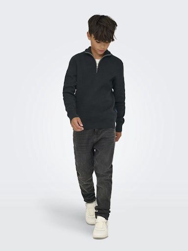 ONLY &amp; SONS JR PHIL REG HALF ZIP KNIT