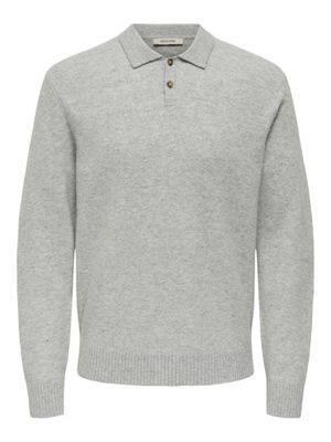 ONLY &amp; SONS JAY REG LS POLO KNIT