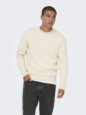 ONLY &amp; SONS ALFI REGULAR CREW KNIT