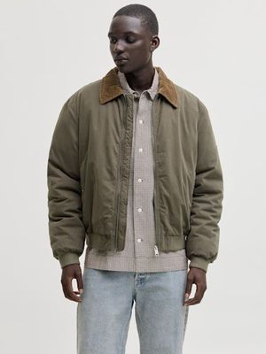 JACK &amp; JONES GABRIEL WASHED BOMBER JKT