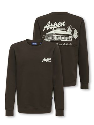 ONLY &amp; SONS JR CONNOR SNOW SWEATSHIRT