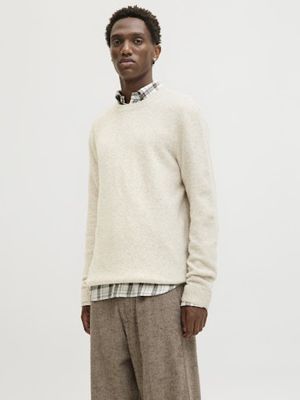 JACK &amp; JONES SIMON SOUFFLE KNIT CREW NECK