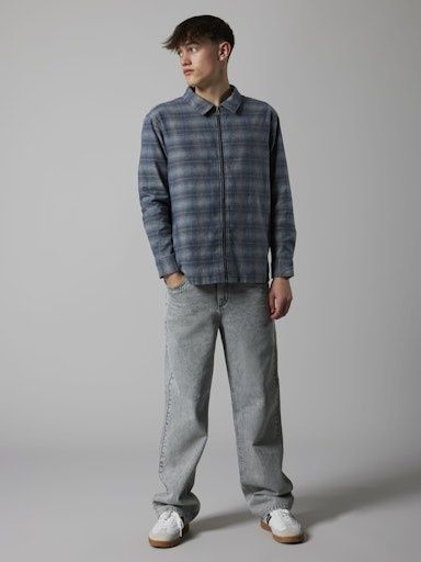 LMTD BLAKE LONG SLEEVE ZIP SHIRT