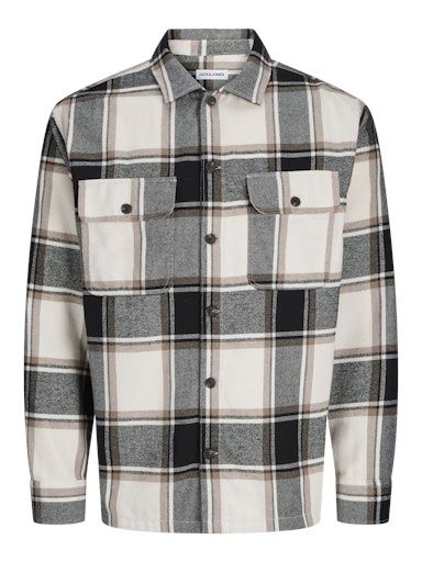 JACK &amp; JONES CHARGE OVERSHIRT, Colour: CROCKERY, Size: XS
