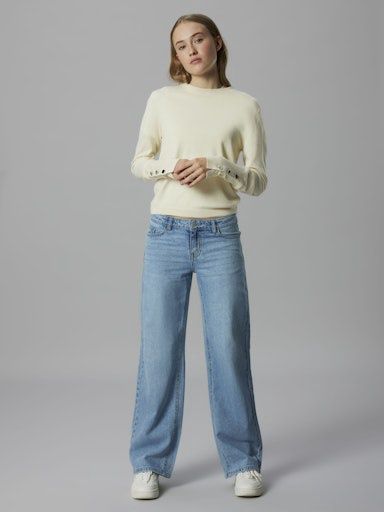 LMTD BETT DNM LOW WAIST STRAIGHT