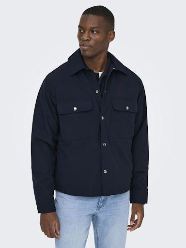 ONLY &amp; SONS DAVID PADDED OVERSHIRT