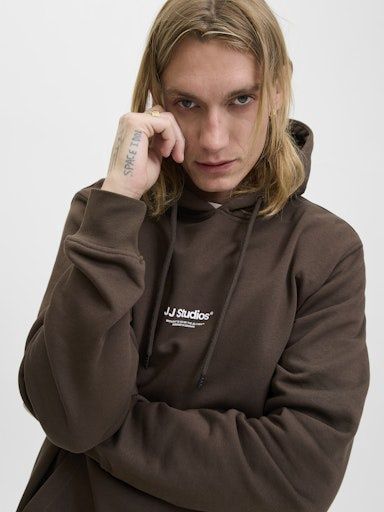 JACK &amp; JONES SOHO SWEAT HOOD, Colour: DELICIOSO, Size: S