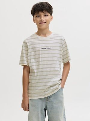 JACK &amp; JONES JR NORREBRO STRIPE TEE