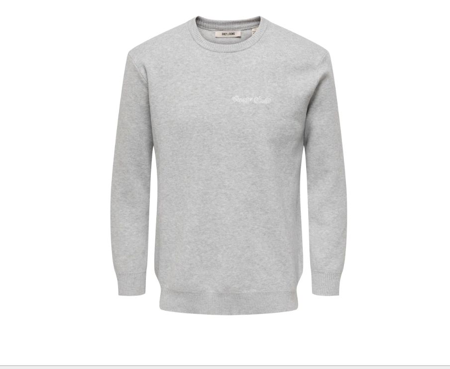 ONLY &amp; SONS SADE CREW NECK KNIT