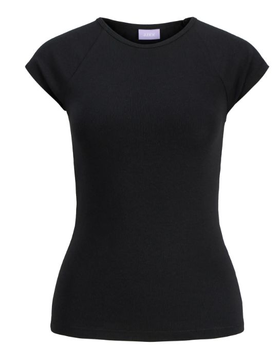 JJXX STAR SS RAGLAN TEE, Colour: BLACK, Size: XS