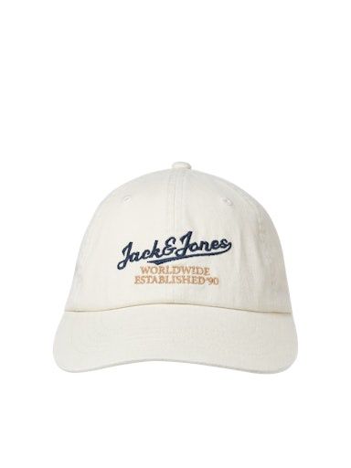 JACK &amp; JONES SOFT BASE PABLO CAP, Colour: ANTIQUE WHITE, Size: OS