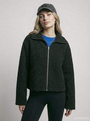 HYPEDROP YASMIN WIDE-COLLAR CARDIGAN