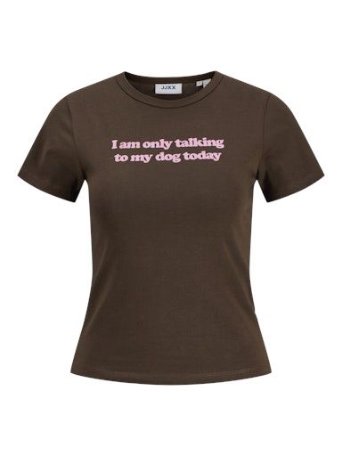 JJXX GIGI PRINT TEE 26, Colour: DEMITASSE, Size: XS