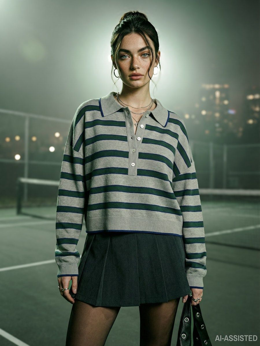 HYPEDROP ASODA STRIPED POLO