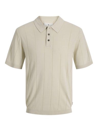 JACK &amp; JONES WILLIAM STRUCTURE KNIT POLO, Colour: ANCIENT SCROLL, Size: S
