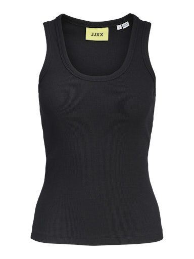 JJXX FRIDA U-NECK TOP, Colour: BLACK, Size: XS
