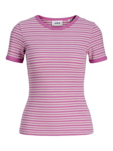 JJXX FRANKIE STRIPE TEE, Colour: FIJI FLOWER, Size: XS