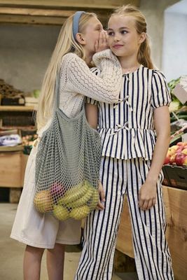 ONLY GIRLS MILANI BOW SHIRT