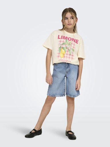 ONLY GIRLS SONNY HIGH WAIST WIDE SHORTS