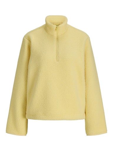 JJXX VERA HALF ZIP TEDDY JACKET, Colour: POPCORN, Size: XS