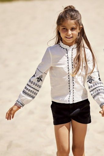ONLY GIRLS COMET WIDE DENIM SHORTS