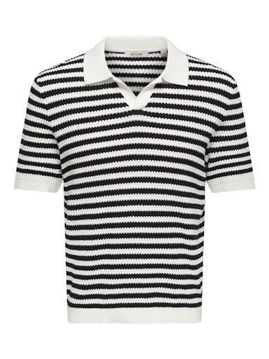 ONLY &amp; SONS SERGE REGULAR KNIT, Colour: BLACK, Size: S