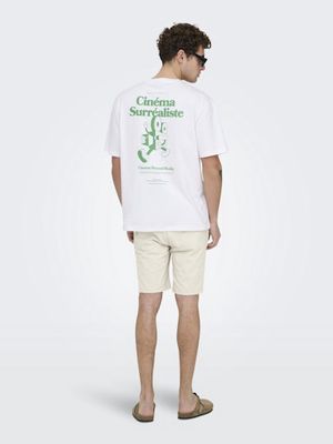 ONLY &amp; SONS REID SLIM SLUB SHORTS