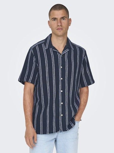 ONLY &amp; SONS TREV STRIPE SHIRT